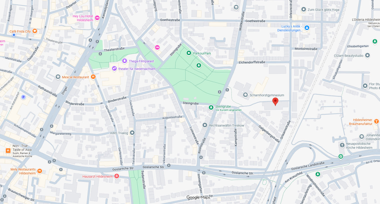 Google Maps Hildesheim Steingrube 19 A